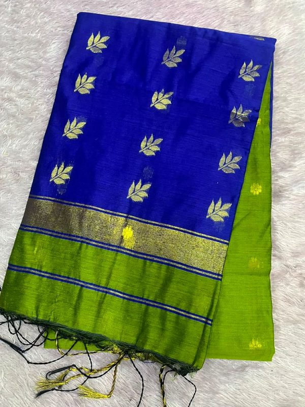 MAHESHWARI SILK SAREE WITH BLOUSE (DESIGN 4)
