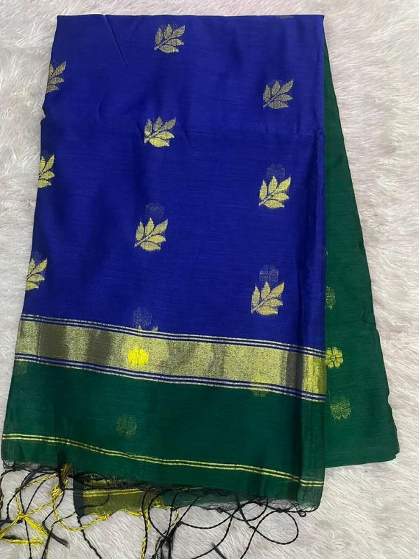 MAHESHWARI SILK SAREE WITH BLOUSE (DESIGN 4)