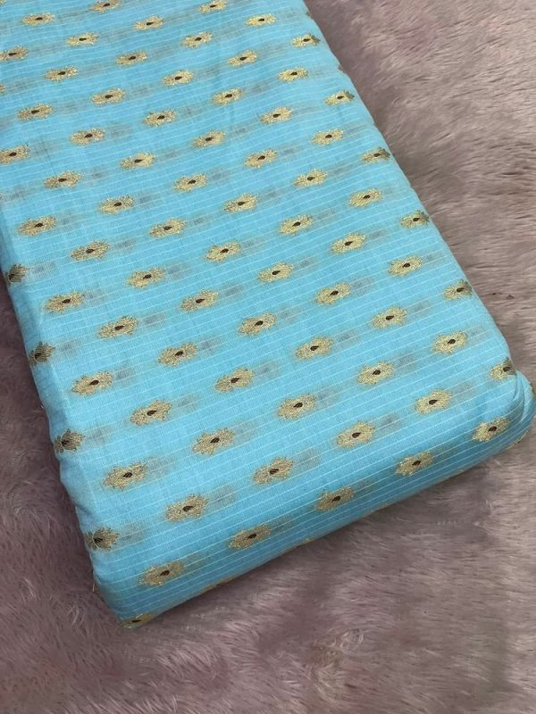 Cotton brocade zari butta (44" width)