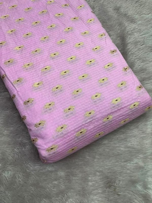 Cotton brocade zari butta (44" width)