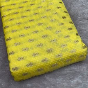 Cotton brocade zari butta (44" width)