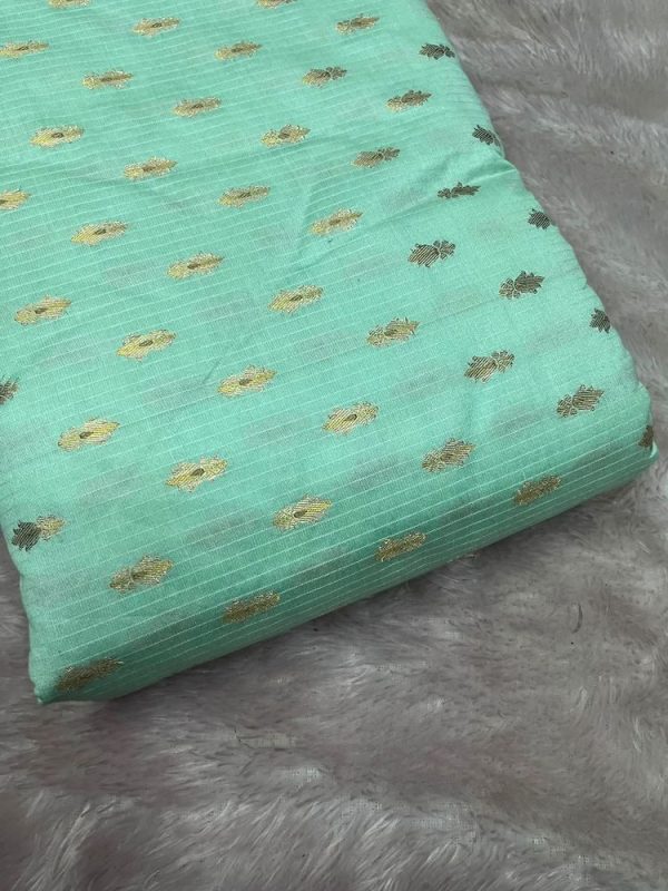 Cotton brocade zari butta (44" width)