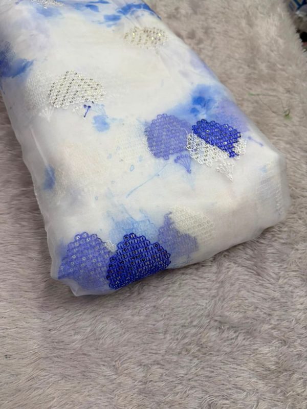 Organza shibori sequins9( 44 "width )