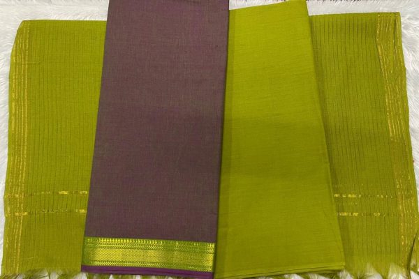MANGALAGIRI SET (TOP 2.5 MTR DUPPATTA 2.4 MTR BOTTOM 2 MTR )