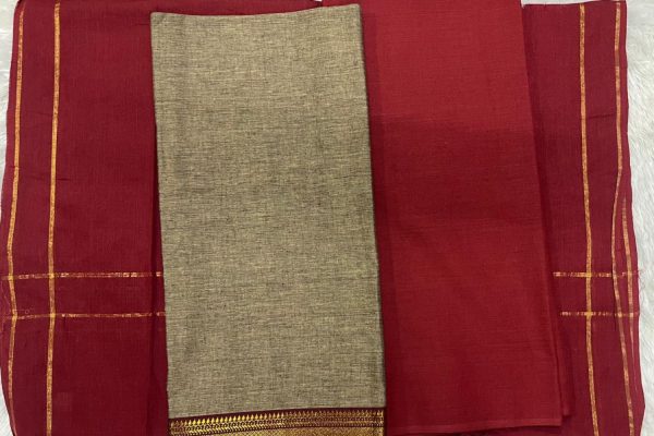 MANGALAGIRI SET (TOP 2.5 MTR DUPPATTA 2.4 MTR BOTTOM 2 MTR )