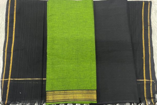MANGALAGIRI SET (TOP 2.5 MTR DUPPATTA 2.4 MTR BOTTOM 2 MTR )