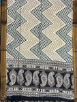 KALAMKARI CHENNUR SILK NIZAM BORDER DUPPATA(DESIGN2)