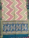 KALAMKARI CHENNUR SILK NIZAM BORDER DUPPATA (DESIGN1)