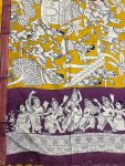 KALAMKARI CHENNUR SILK NIZAM BORDER DUPPATA (DESIGN1)