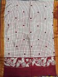 KALAMKARI CHENNUR SILK NIZAM BORDER DUPPATA (DESIGN1)