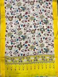 KALAMKARI CHENNUR SILK NIZAM BORDER DUPPATA (DESIGN1)
