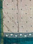 KALAMKARI CHENNUR SILK NIZAM BORDER DUPPATA (DESIGN1)
