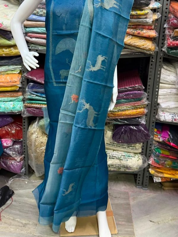 JAMDHANI 2 PCS SILK SET (TOP 2.5 MTR DUPPATA 2.4 MTR)