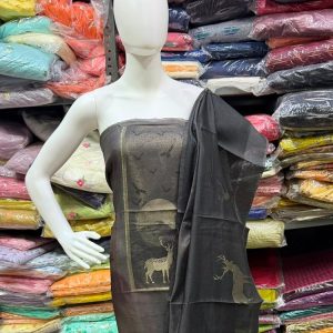JAMDHANI 2 PCS SILK SET (TOP 2.5 MTR DUPPATA 2.4 MTR)